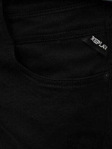 Slimfit Jeans 'ANBASS' di REPLAY in nero