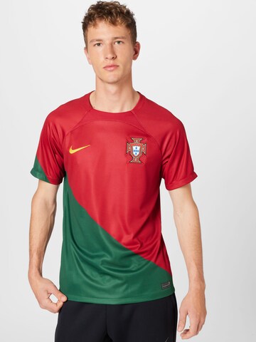 NIKE Performance Shirt 'Portugal 2022 Heim' in Green: front