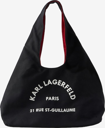 Karl Lagerfeld Шоппер в Черный: спереди