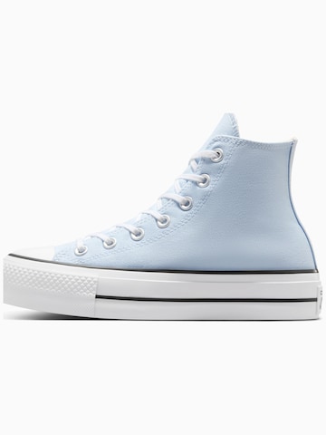 CONVERSE Sneakers hoog 'Chuck Taylor All Star Lift' in Blauw: voorkant