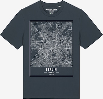 Watapparel Shirt 'City' in Blue: front