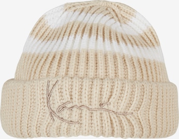 Karl Kani Beanie in Beige: front