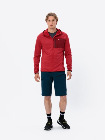 VAUDE Funktionele fleece-jas 'Tekoa' in Rood