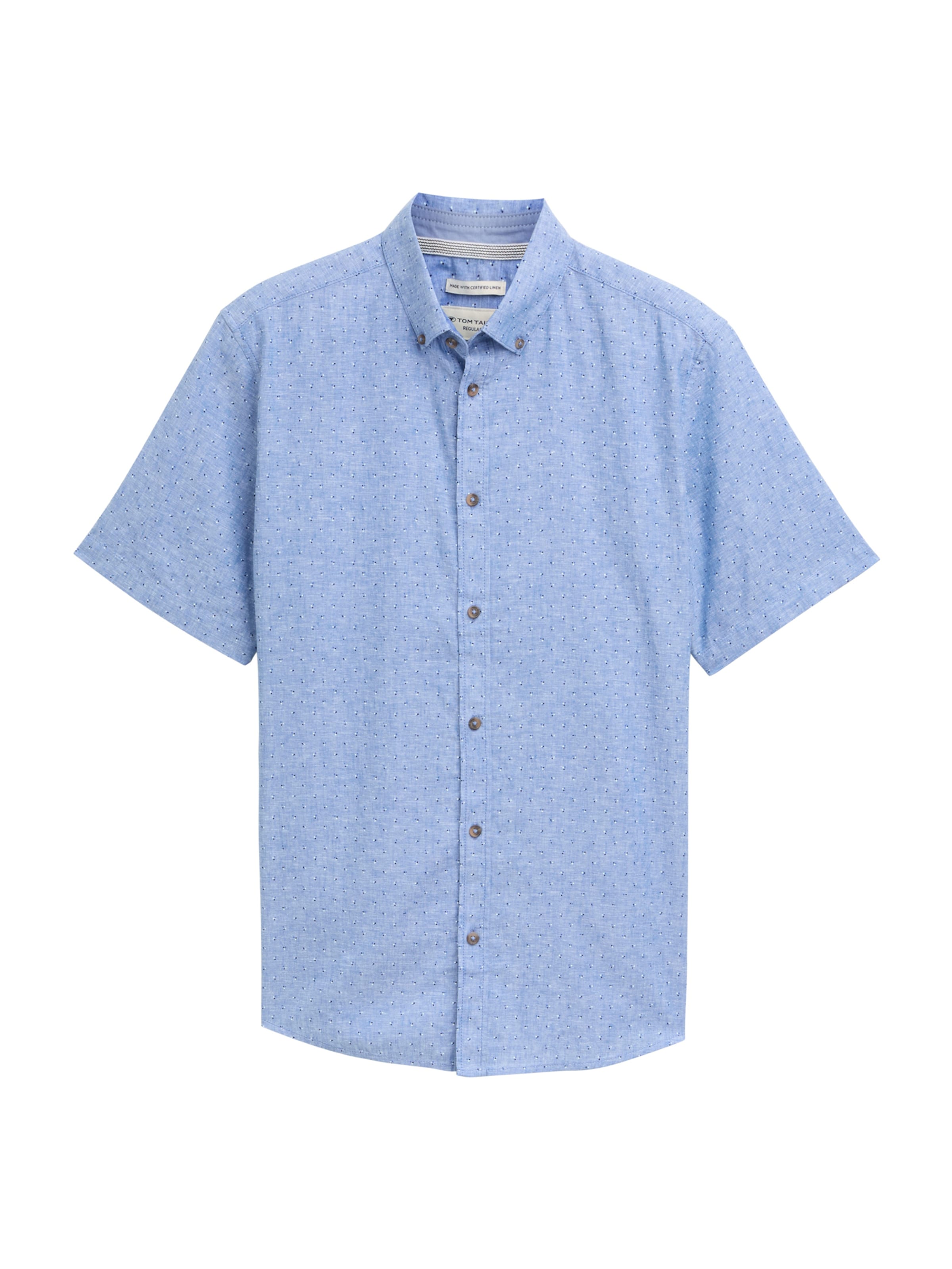 TOM TAILOR Rovný strih Košeľa - Modrá: predná strana