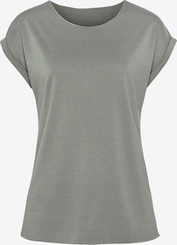 LASCANA Shirt in Green: front