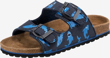 SUPERSOFT by Indigo Sandals & Slippers in Blue: front