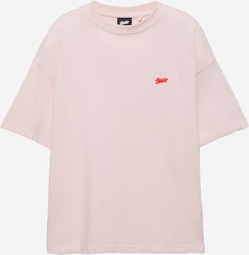Pull&Bear Tričko 'STWD' - Ružová: predná strana