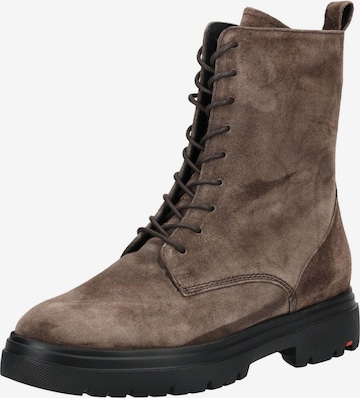 Bottes à lacets LLOYD SELECTED en marron : devant