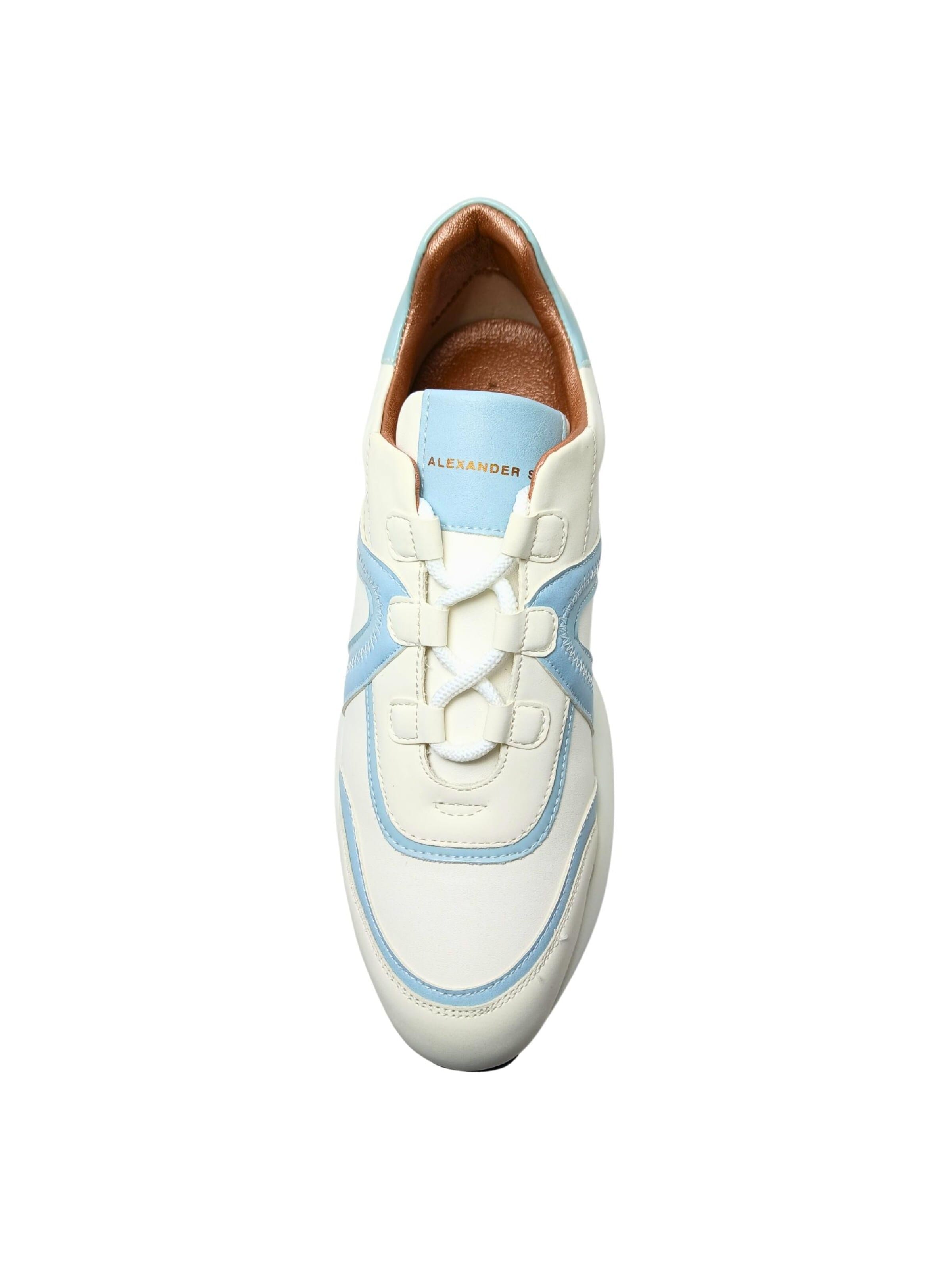 Alexander Smith Platform trainers in White