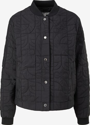 Veste mi-saison comma casual identity en noir : devant