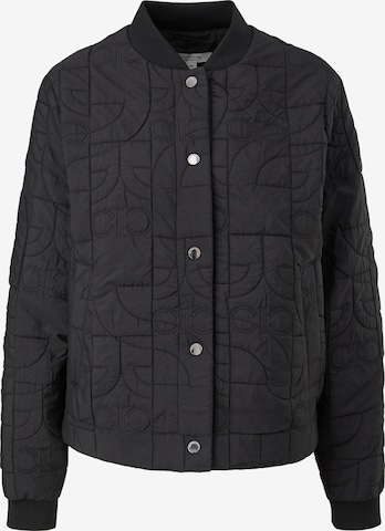 Veste mi-saison comma casual identity en noir : devant