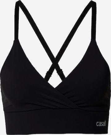 Casall Bustier Sport-BH in Schwarz: predná strana