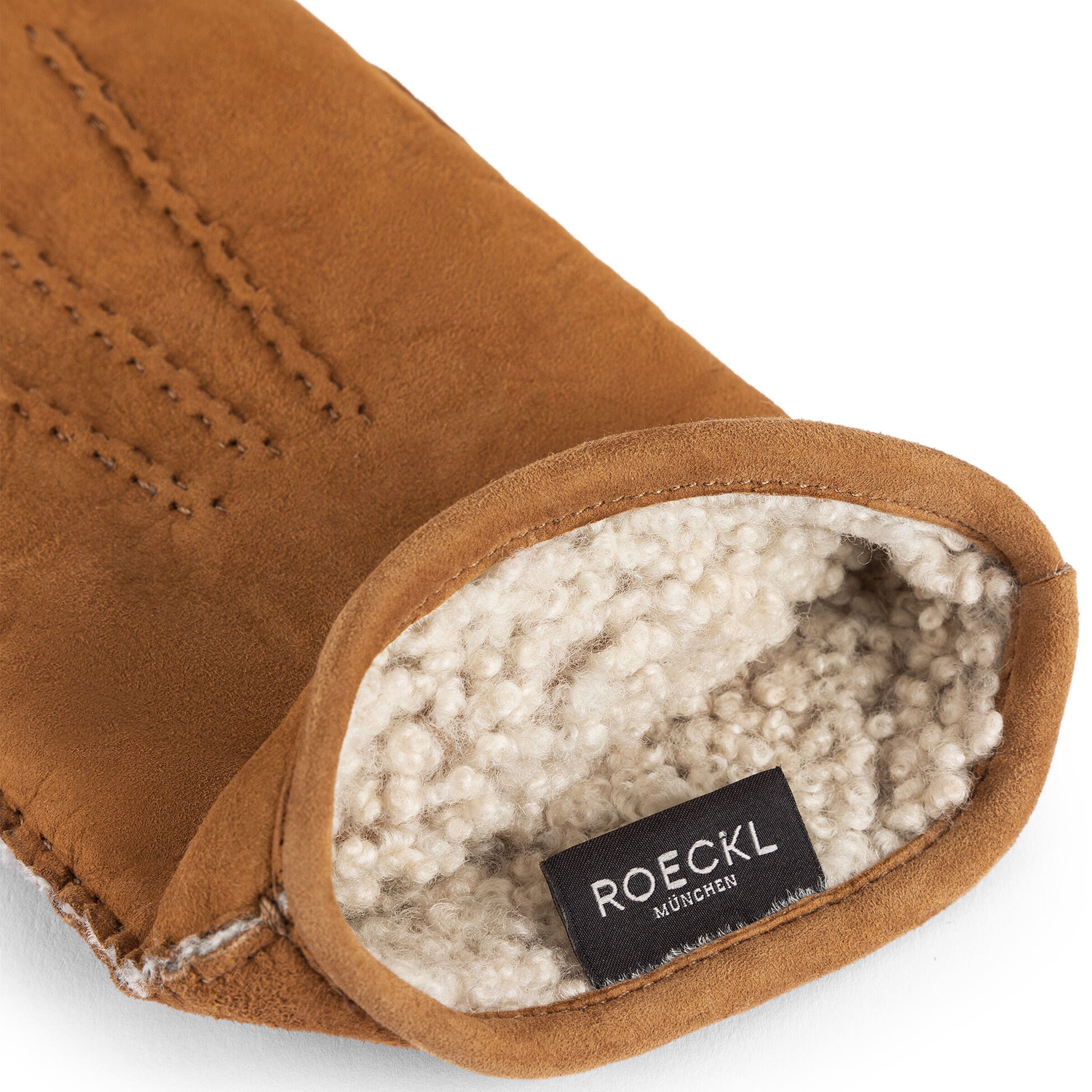 Roeckl Vingerhandschoenen 'ASPEN' in Bruin