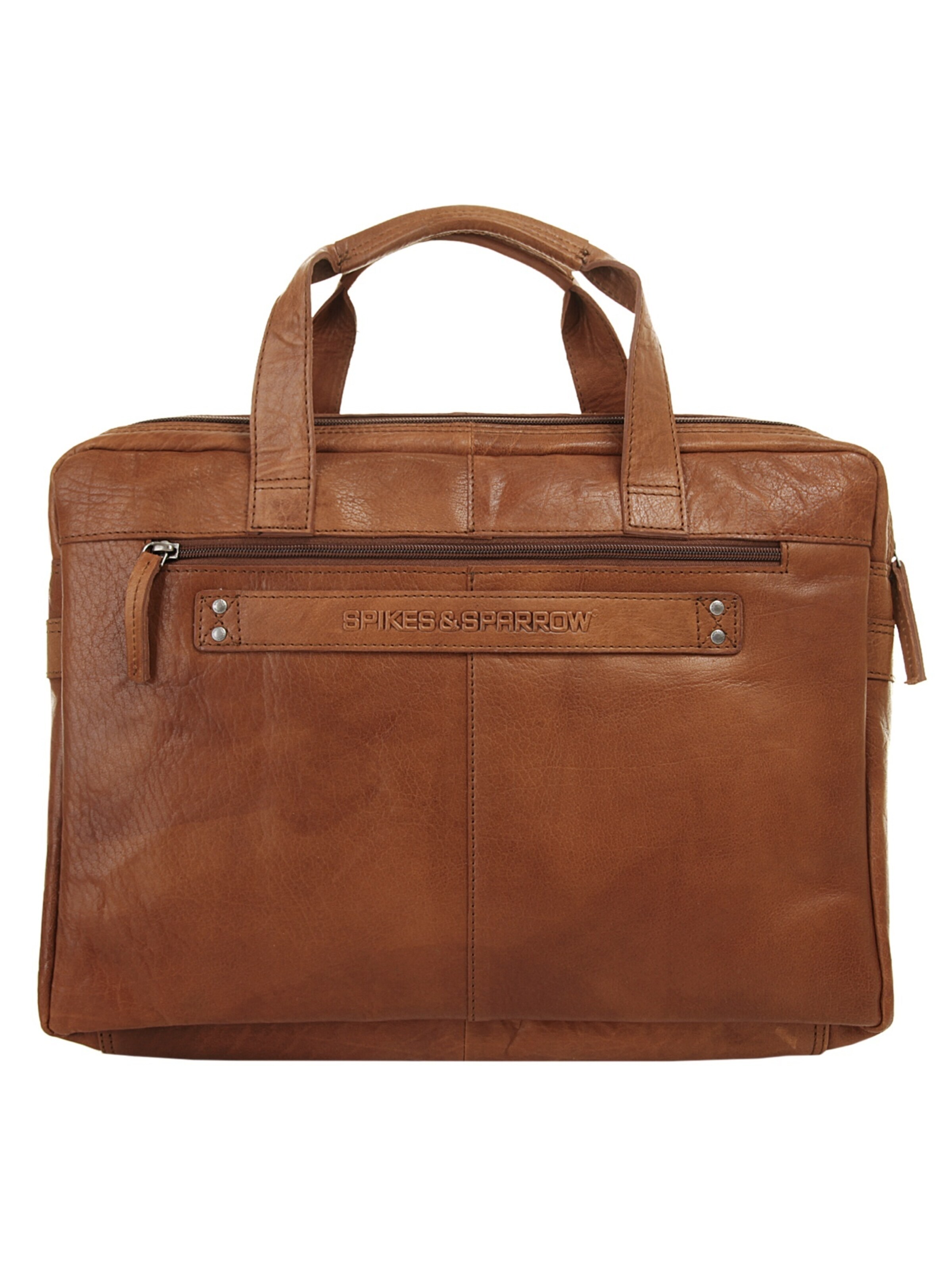 Spikes & Sparrow Briefcase in Brown