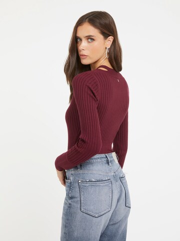 GUESS Sweater 'Aline' in Red