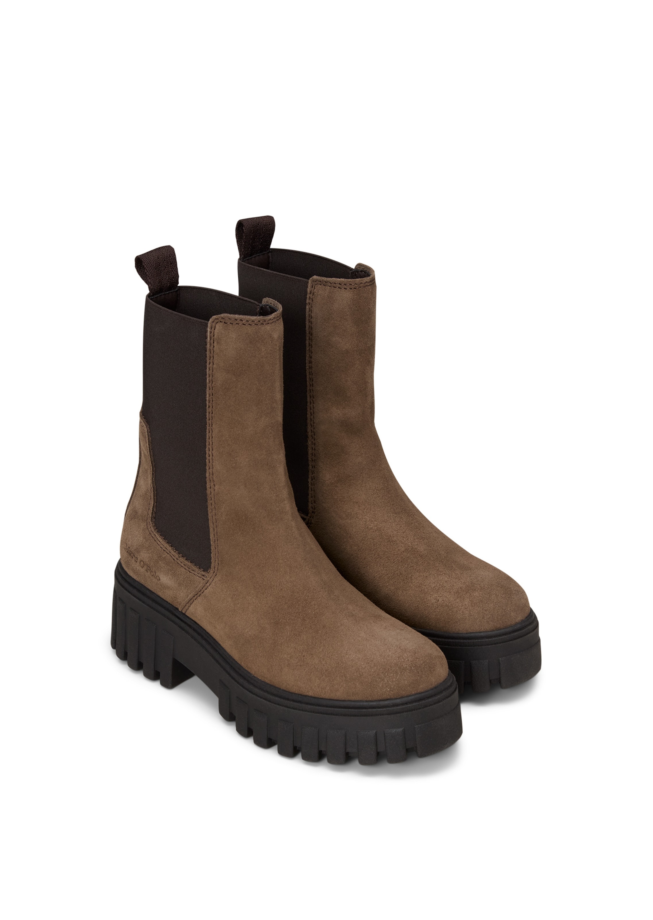 Marc O'Polo Chelsea Boot 'Valva' in Braun