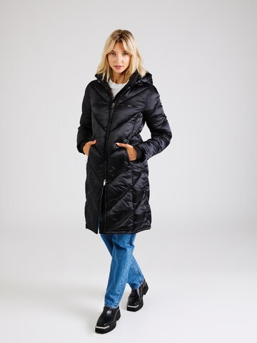 Manteau d’hiver Calvin Klein en noir : devant