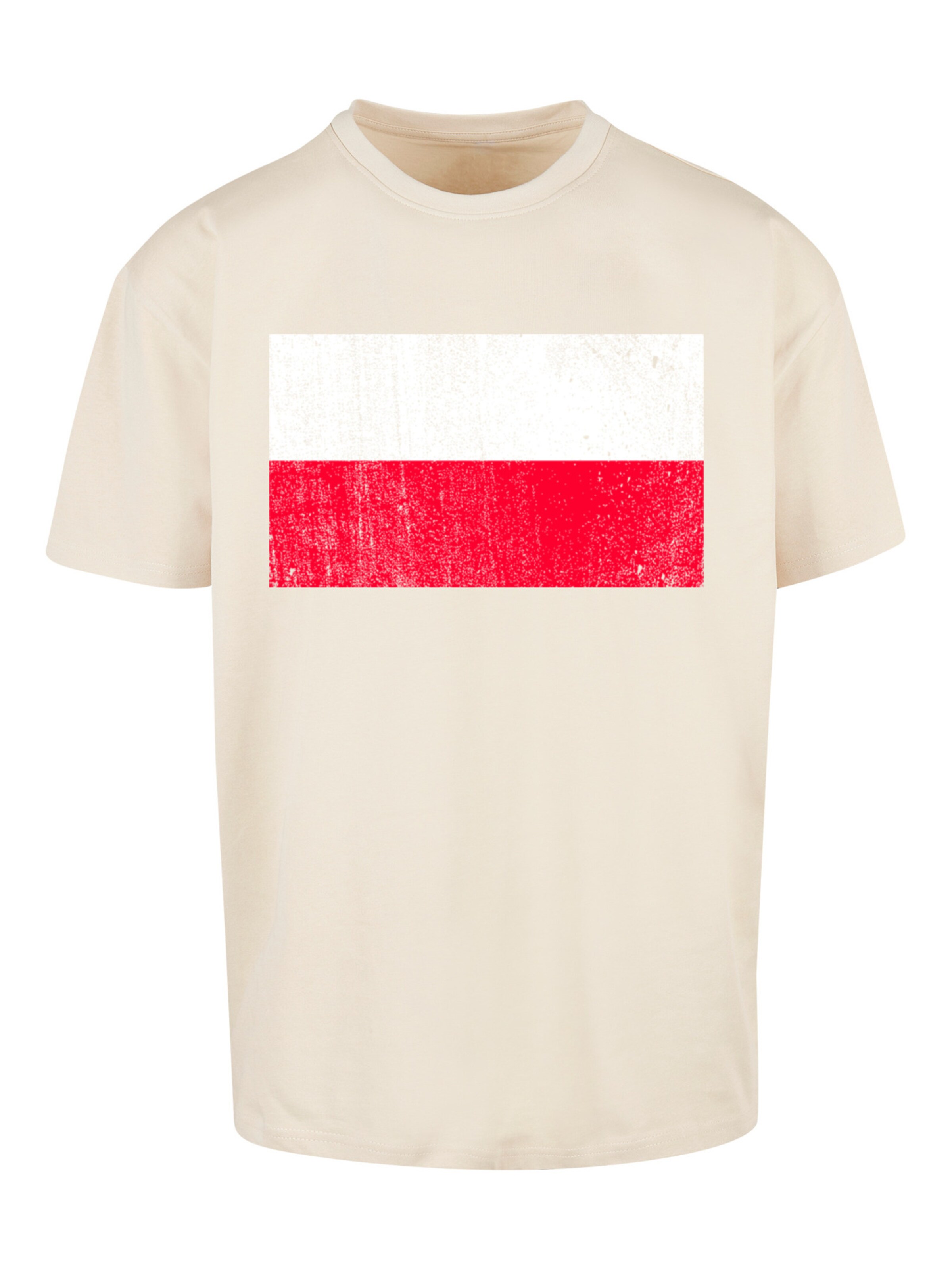 T-Shirt F4NT4STIC en beige : devant