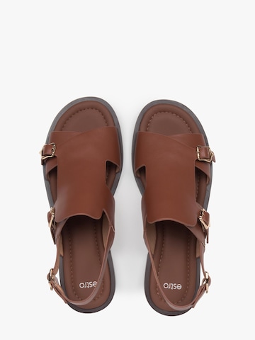 Estro Sandaal '225509' in Bruin