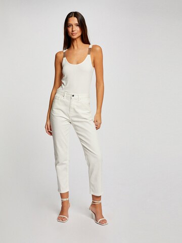 Morgan - Top 'DUA' en blanco