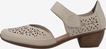 Sandales Rieker en beige : devant
