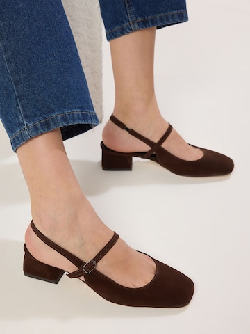 Trendyol Slingback pumps in Brown