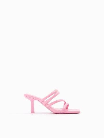 Bershka Pantofle – pink
