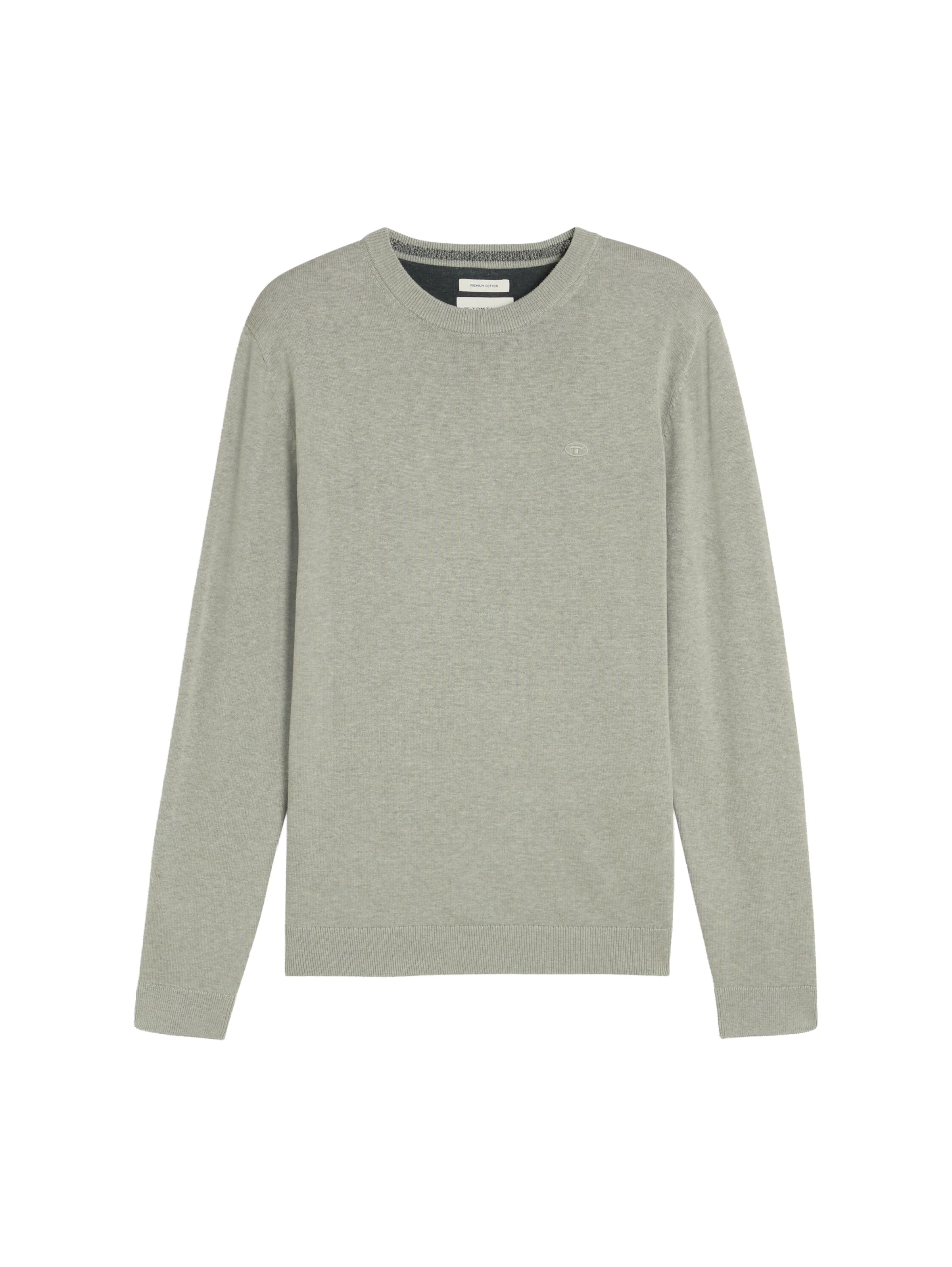 TOM TAILOR Pulover | zelena barva: sprednja stran