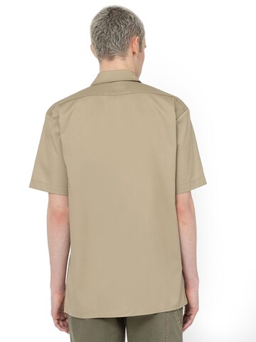 DICKIES - Comfort Fit Camisa 'work shirt' em bege
