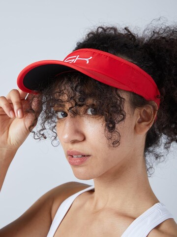 SPORTKIND Athletic Cap 'Sun Visor' in Red: front