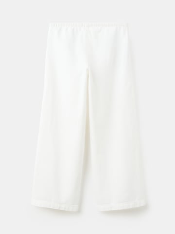 MANGO KIDSWide Leg/ Široke nogavice Hlače 'KATASET' - bijela boja