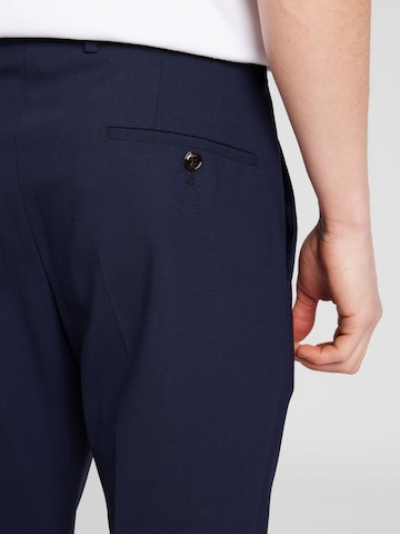JOOP! Slim fit Trousers with creases in Blue