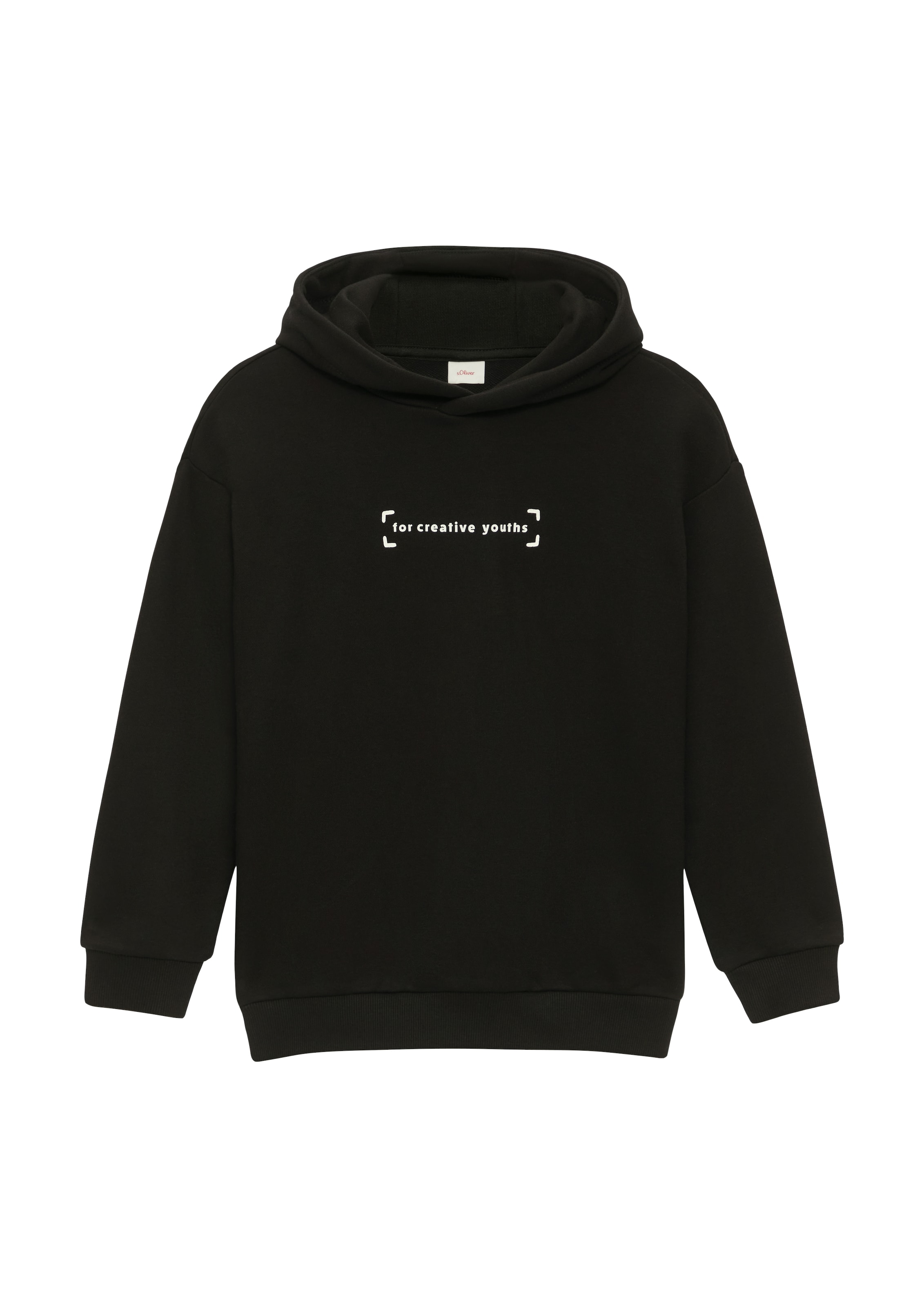 s.Oliver Sweatshirt in Black: front