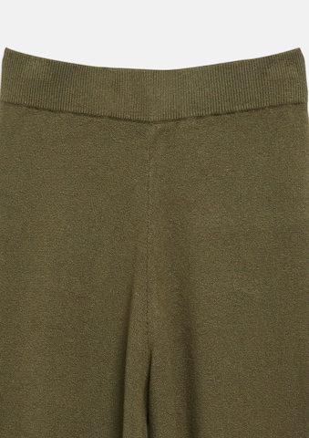 s.Oliver Wide leg Broek in Groen: voorkant