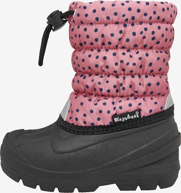 Boots da neve di PLAYSHOES in rosa: frontale