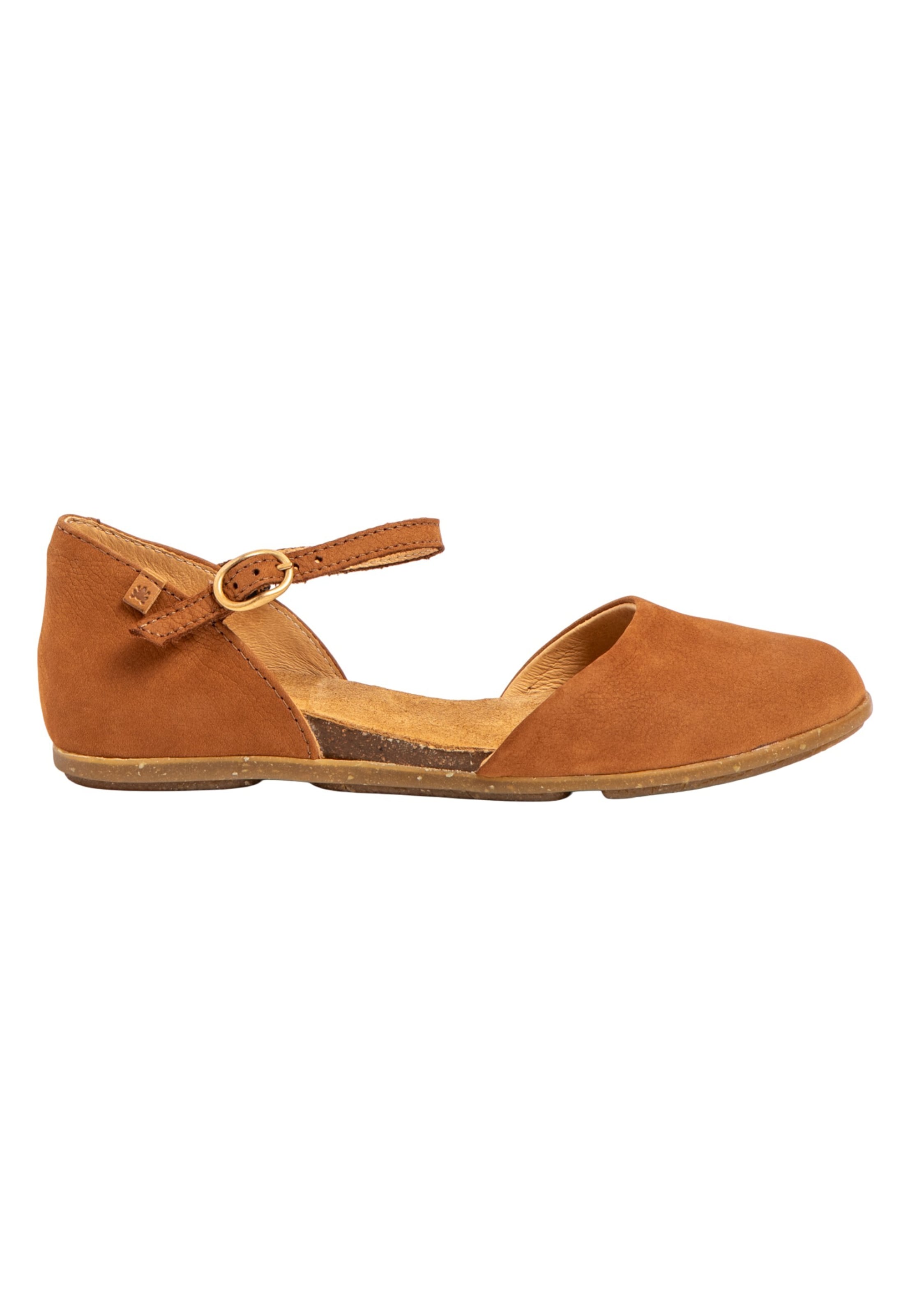 EL NATURALISTA Ballerines à lanières en 37 en cognac, Vue avec produit