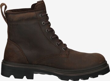 ECCO Lace-Up Ankle Boots in Brown