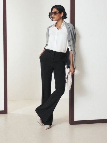 Next - Bootcut Pantalón en negro