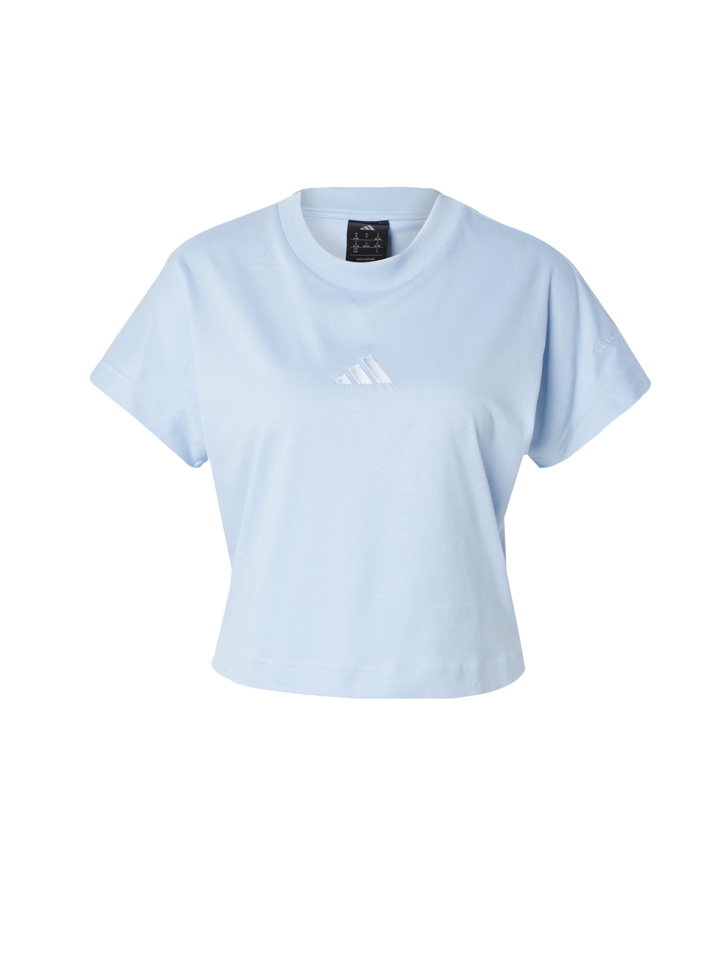 Tricou funcțional 'ALL SZN' de la ADIDAS SPORTSWEAR pe albastru: față