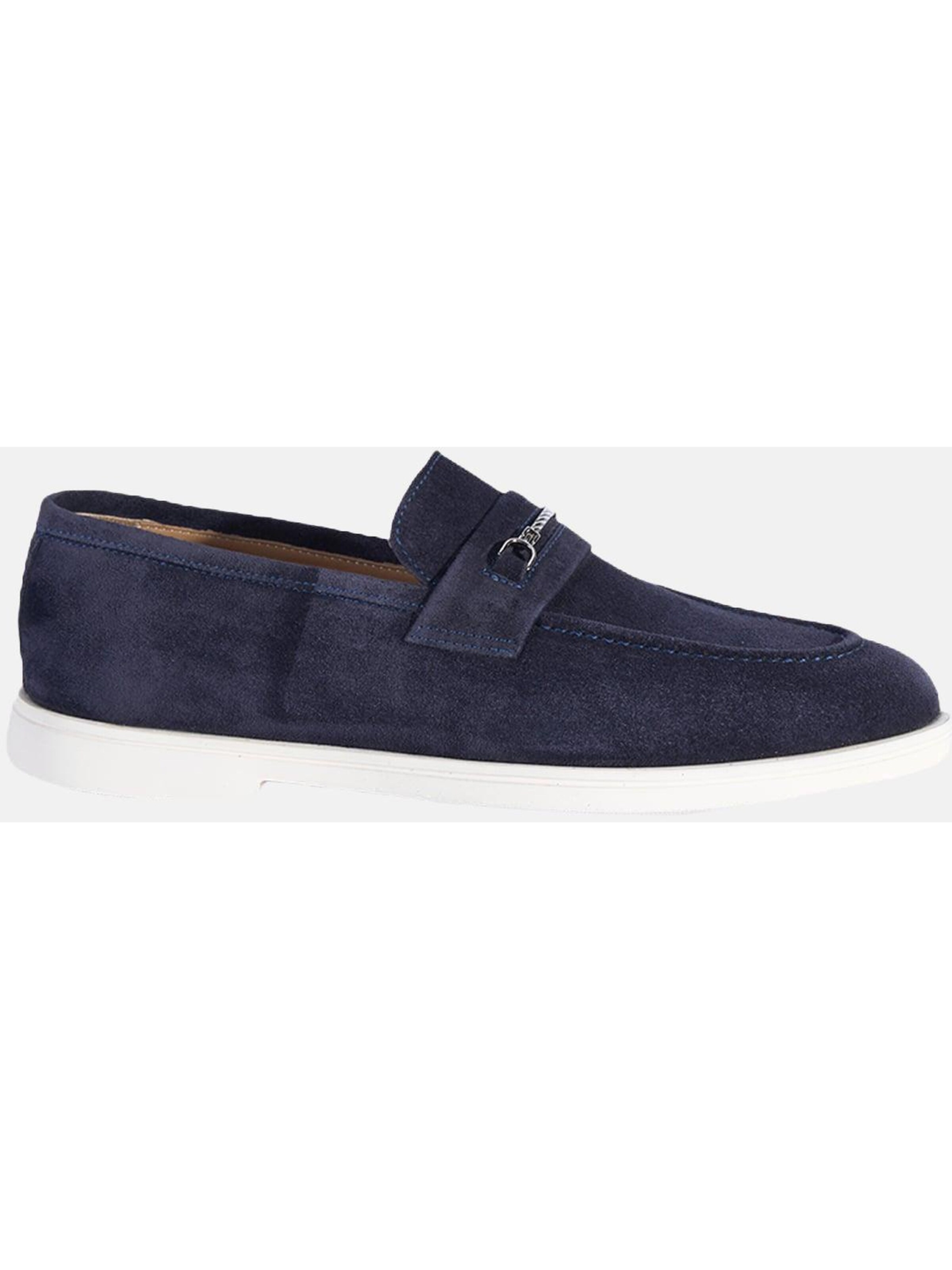 Desa Moccasins in Blue: front