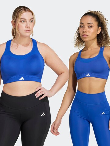 Bustier Soutien-gorge de sport 'TLRDIM' ADIDAS PERFORMANCE en bleu : devant