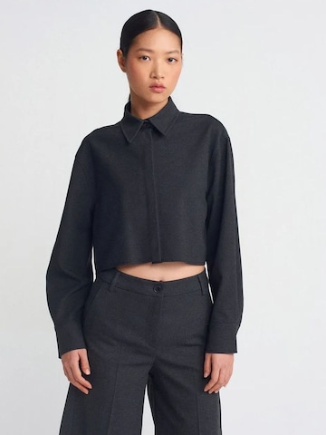 Dilvin Shirt 'Hemden' in Grijs