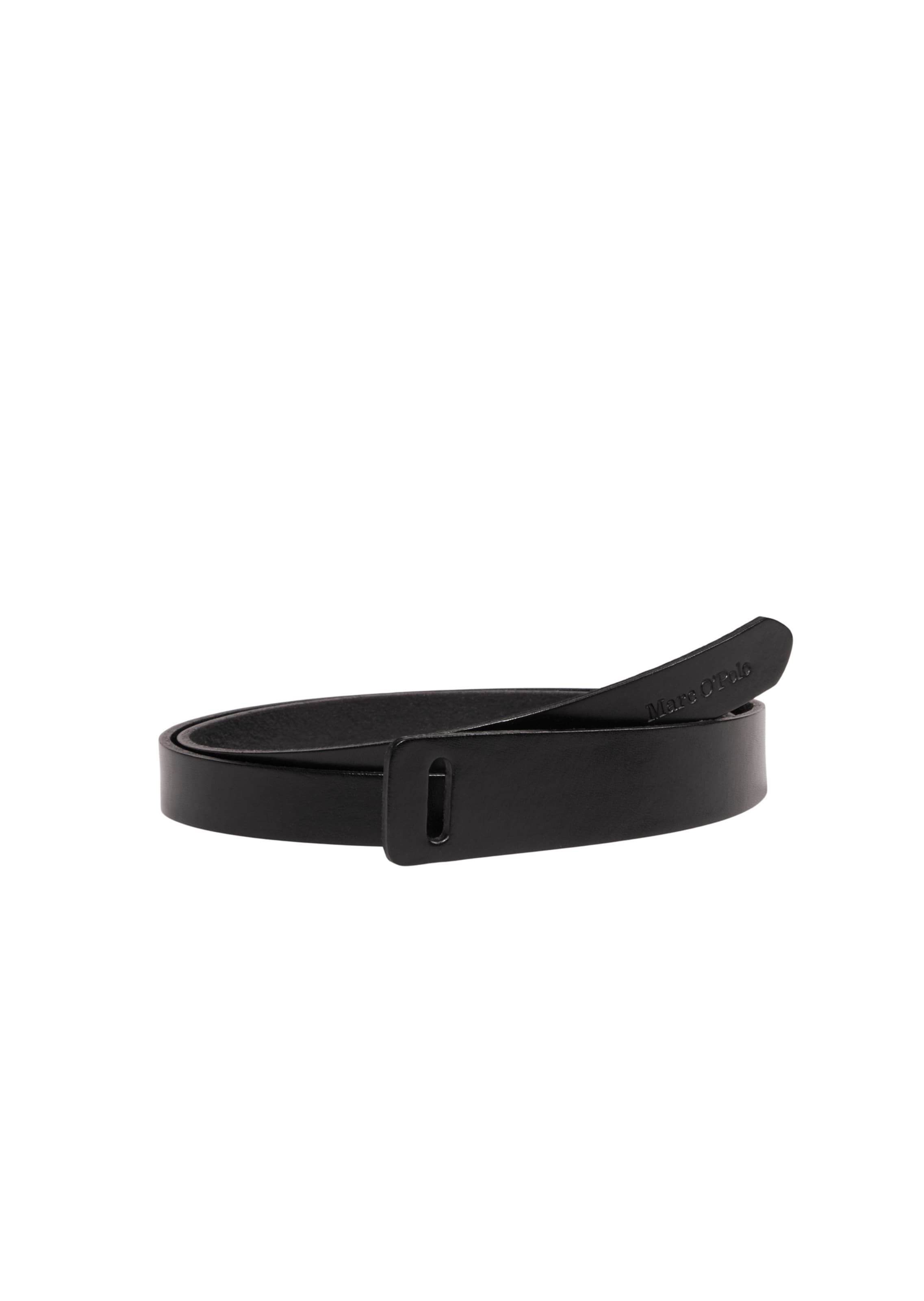 Marc O'Polo Gürtel in Schwarz: Vorderseite
