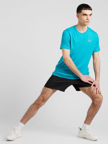 Tricou funcțional 'Launch' de la UNDER ARMOUR pe albastru