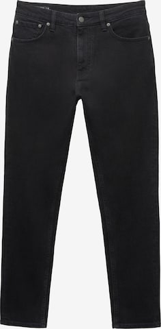 Coupe slim Jean Pull&Bear en noir : devant