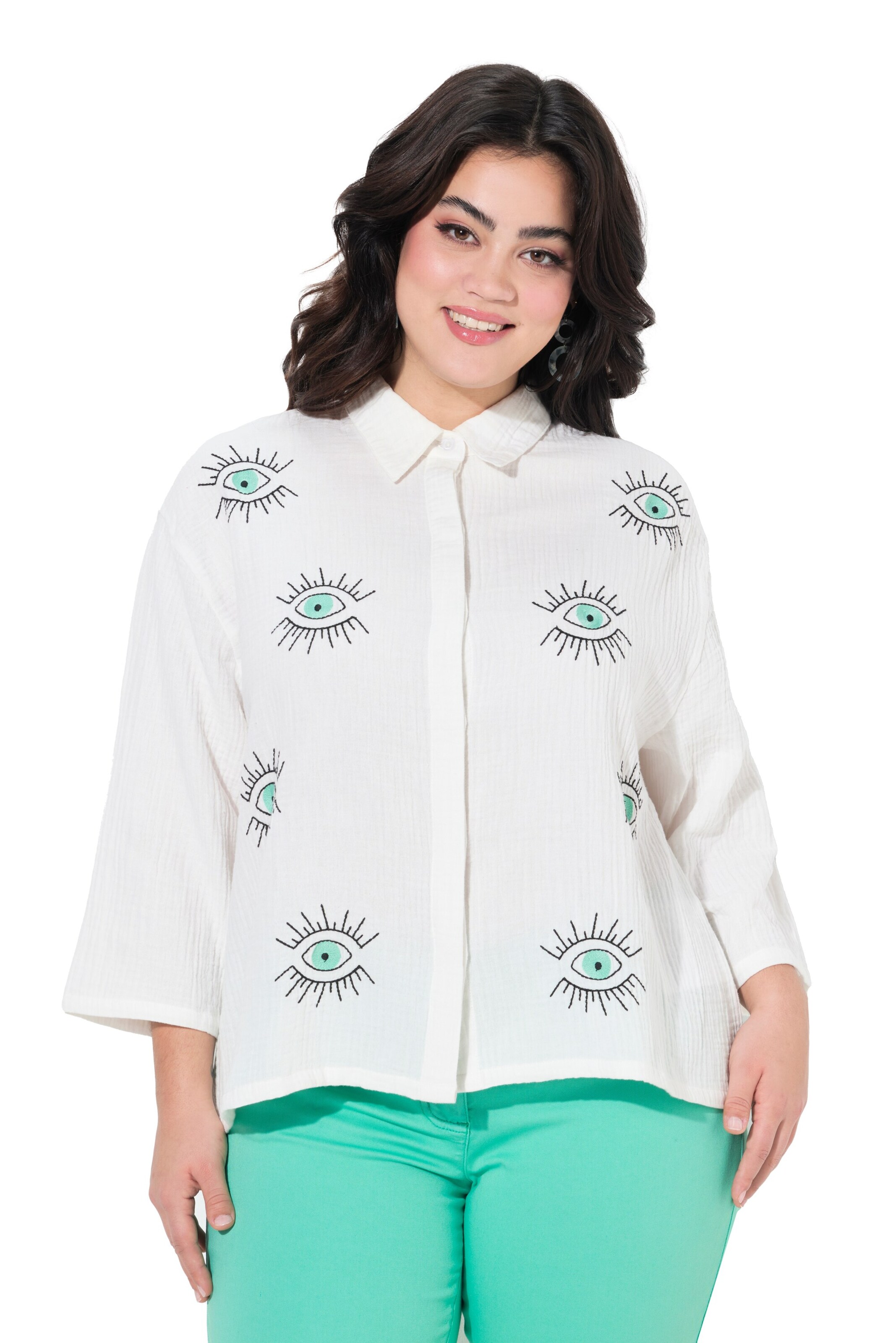 Angel of Style Bluse in Weiß: Vorderseite