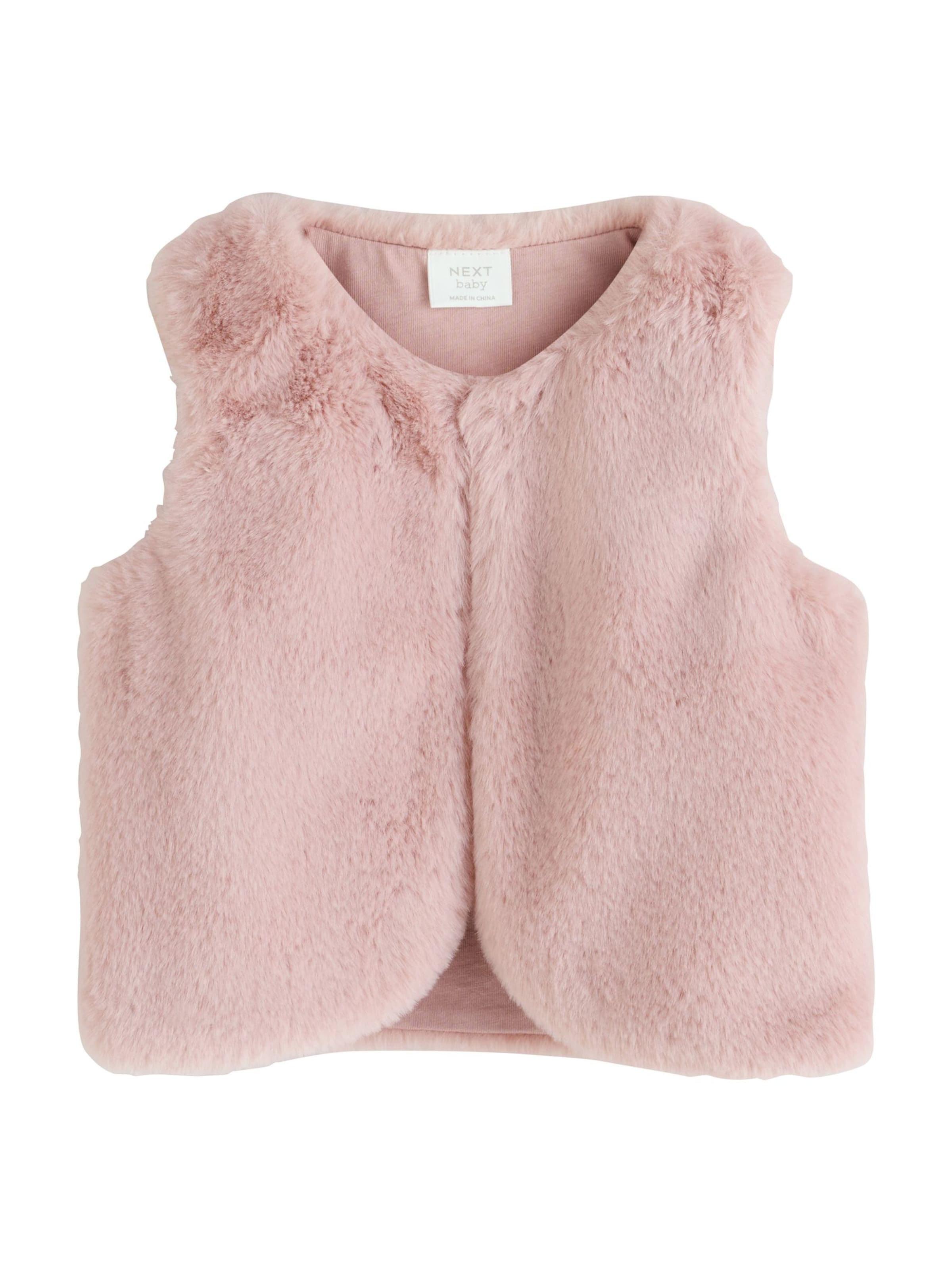 Next Vest i pink: forside
