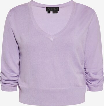 NAEMI Sweater in Purple: front