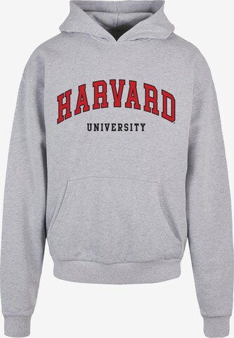 Felpa 'Harvard University - Script' di Merchcode in grigio: frontale