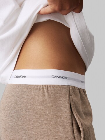 Calvin Klein Underwear Pyjamahose in Braun